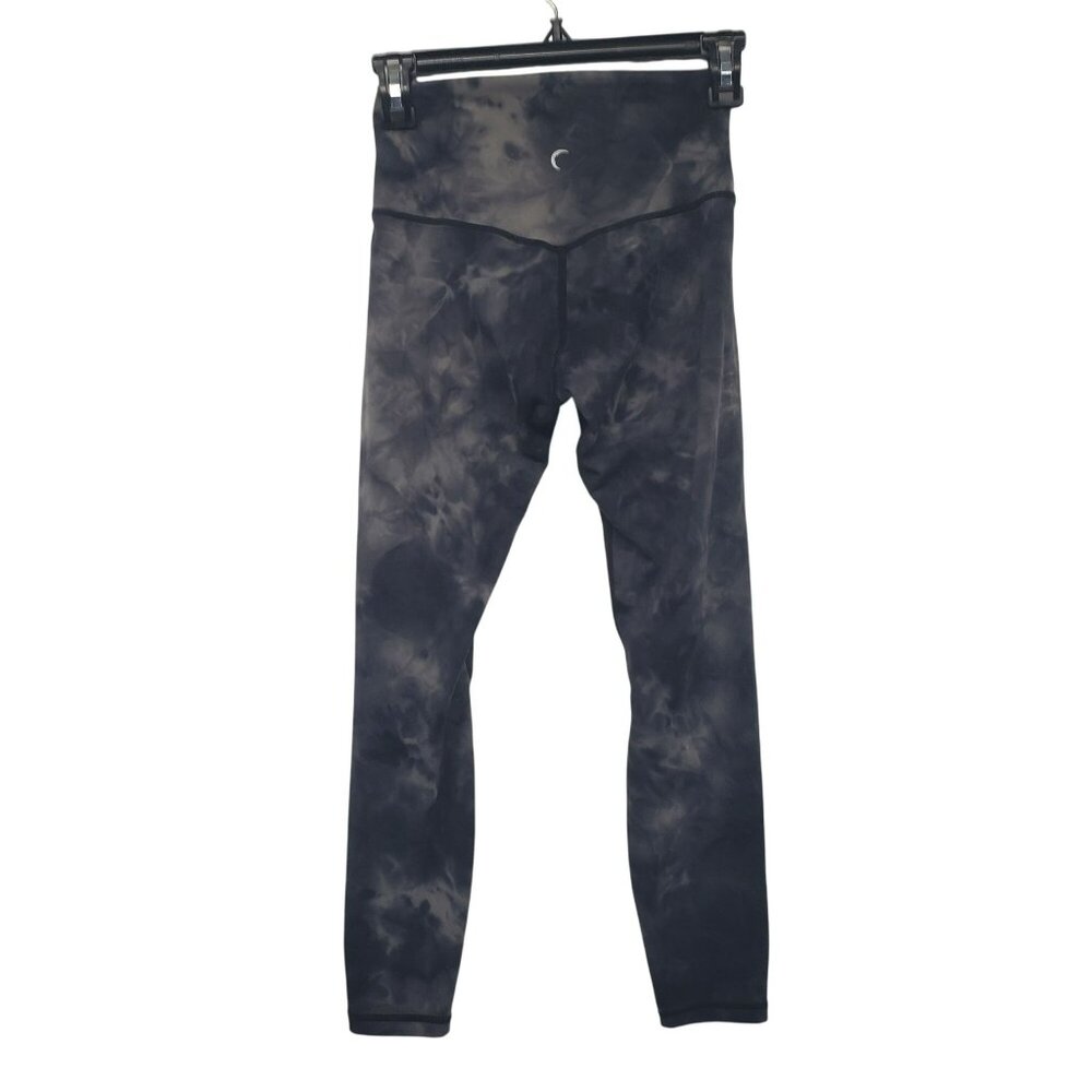Zyia Active Gray Tie Dye Yoga Leggings Workout Casual Athletic - Picture 11 of 11